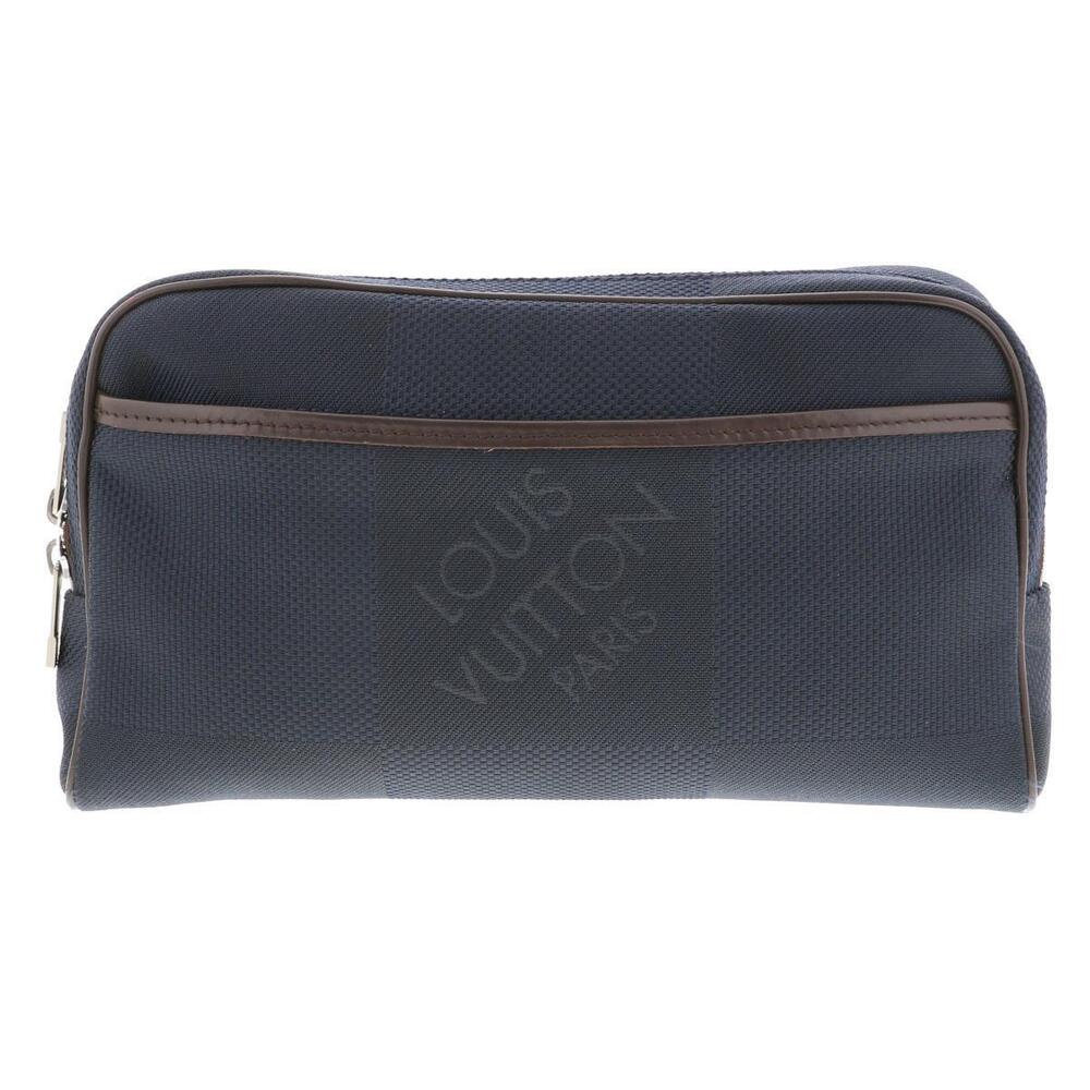 LOUIS VUITTON Acrobat Damier Jean Bag Waist Body Navy Blue